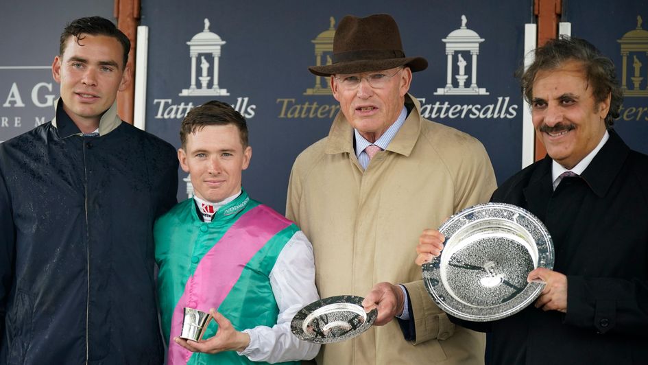 The Field Of Gold team after the Irish 2,000 Guineas