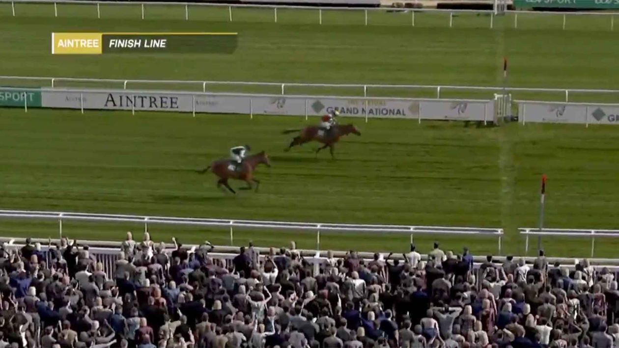 Potters Corner wins the Virtual Grand National