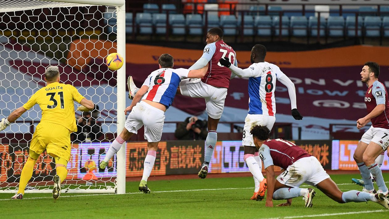 Kortney Hause scores for Aston Villa