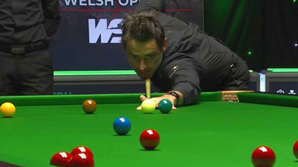 Ronnie O'Sullivan against Judd Trump in the Northern Ireland Open final