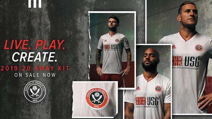 Sheffield United's away kit for 2019/20