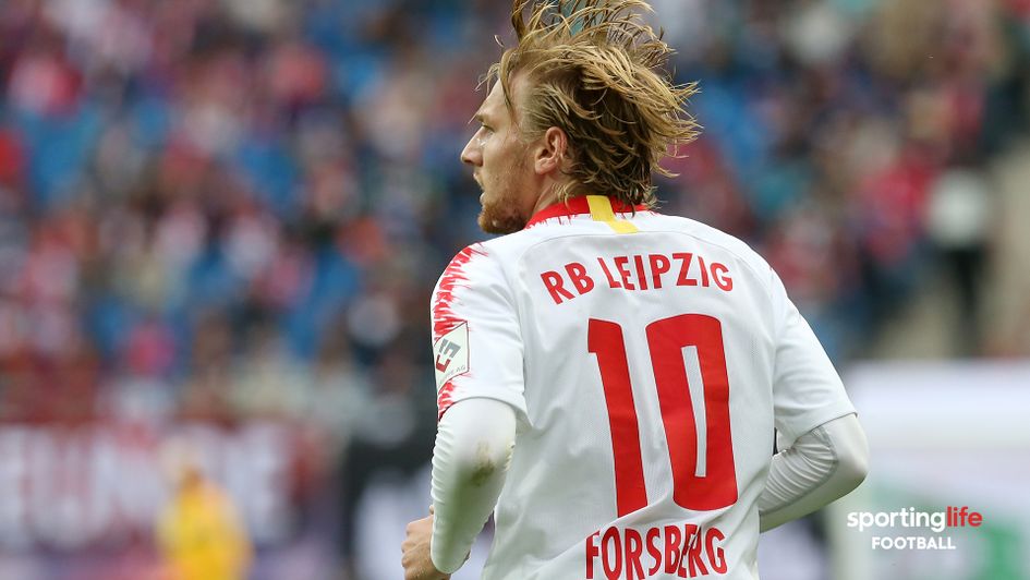 RB Leipzig's Emil Forsberg