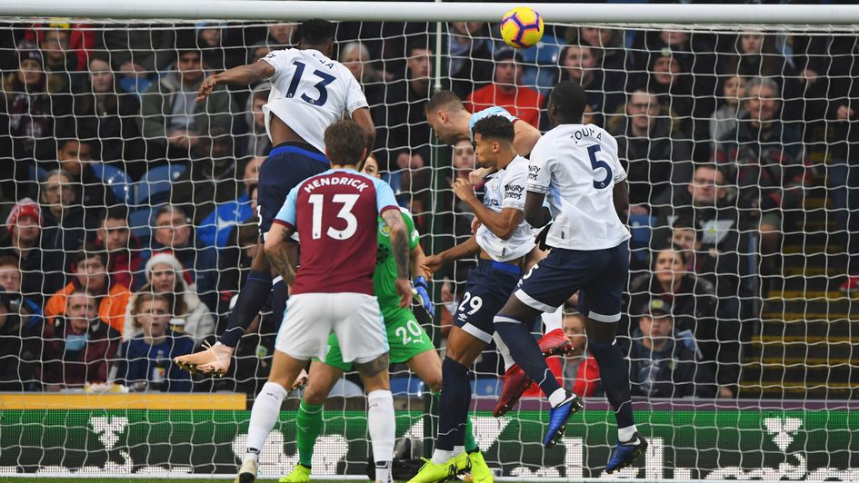 Everton's Yerry Mina scores his first Premier League goal