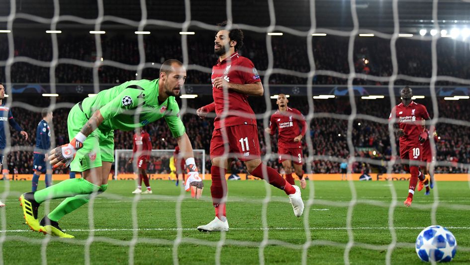 Mo Salah scored his 50th Liverpool goal