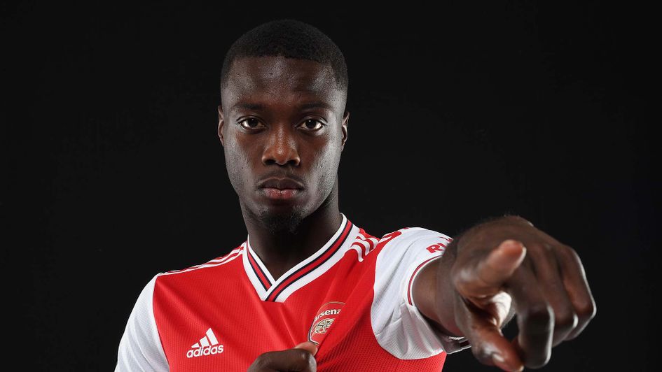 Arsenal's club record signing Nicolas Pepe