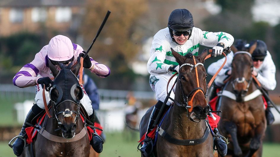 Holly Bush Henry (right): Taken to score