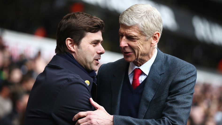 Mauricio Pochettino (left) and Arsene Wenger