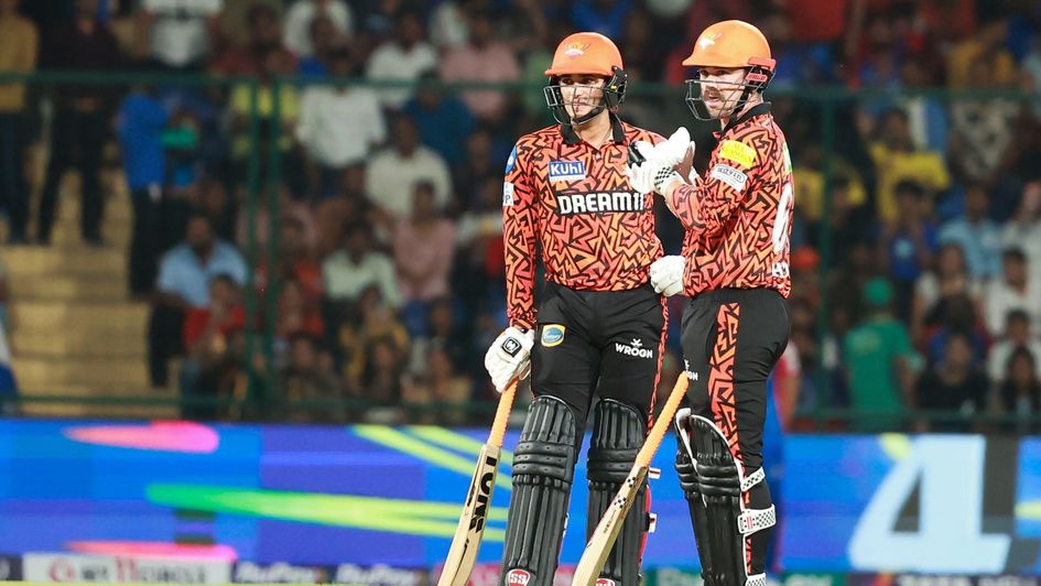 Abhishek Sharma and Travis Head of Sunrisers Hyderabad
