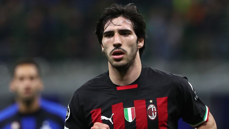 AC Milan's Sandro Tonali