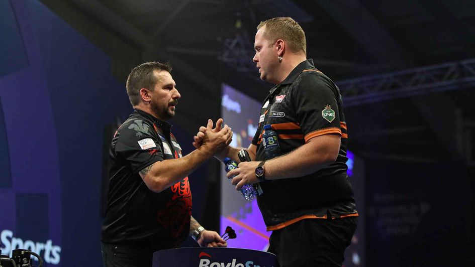 Jonny Clayton was relieved to advance (Kieran Cleeves/PDC)