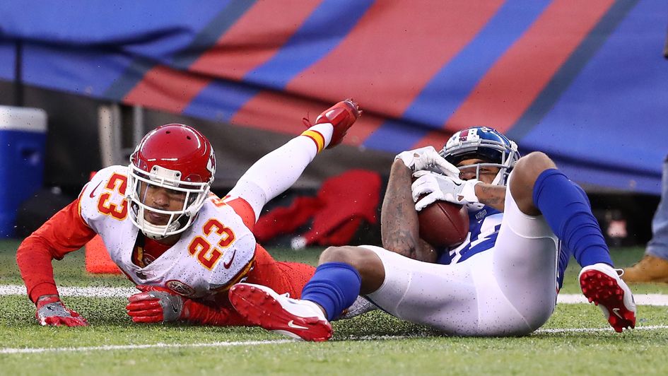 Roger Lewis (right) can come up with another big play this week