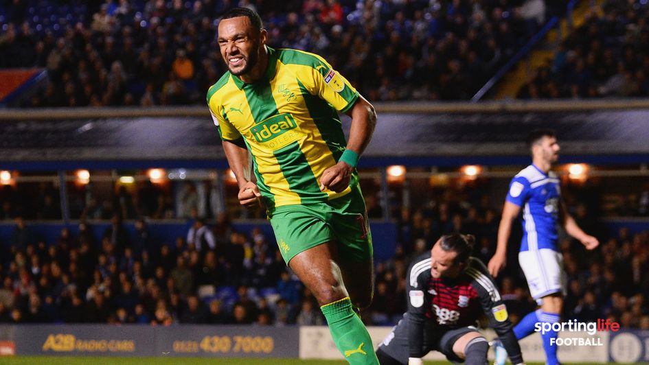 Matt Phillips celebrates after scoring against Birmingham