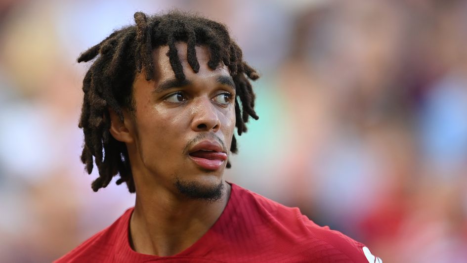 Trent Alexander-Arnold in action for Liverpool