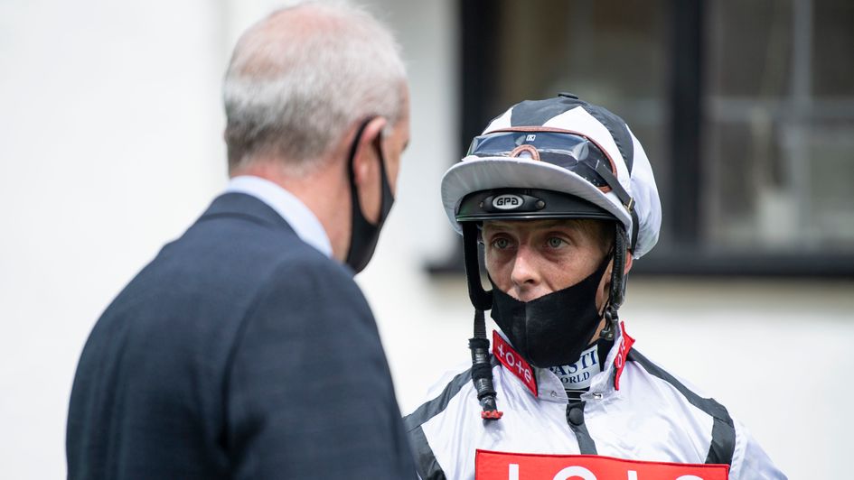 Ben Curtis talks Karl Burke through Dandalla's victory at Newmarket