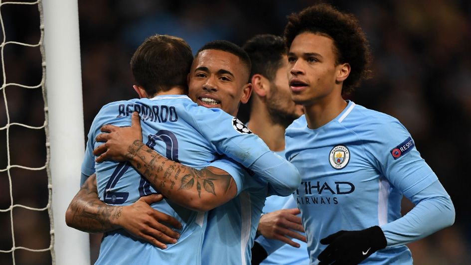 Gabriel Jesus and Manchester City celebrate