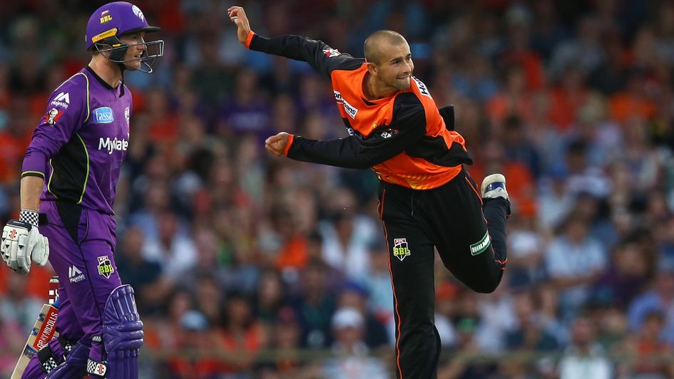 Ashton Agar in action for Perth Scorchers