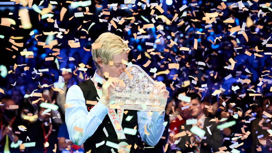 Neil Robertson savours the moment