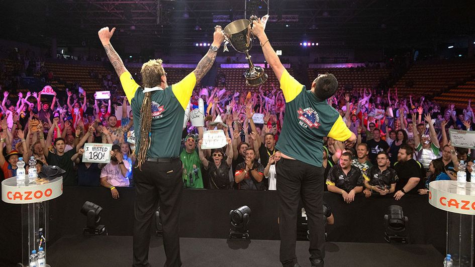 Simon Whitlock and Damon Heta won the World Cup of Darts (Picture: Kais Bodensieck/PDC Europe)
