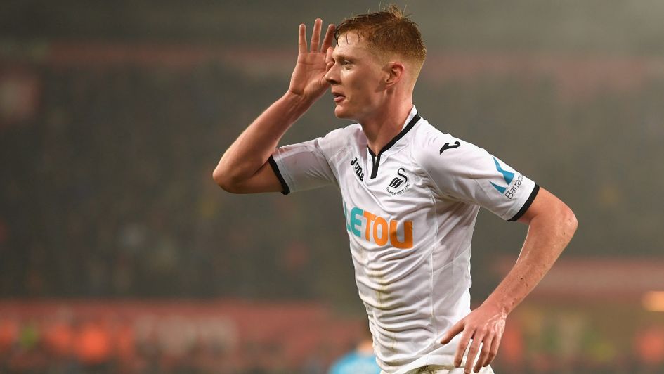 Sam Clucas celebrates