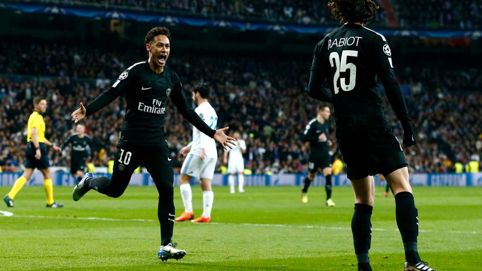 Rabiot (right) gave PSG the lead