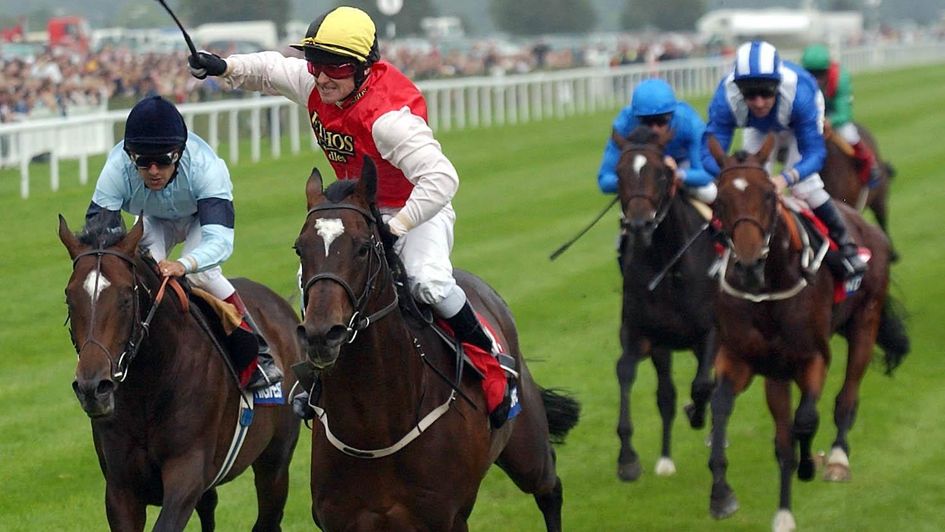 Celebration time for Bollin Eric in 2002