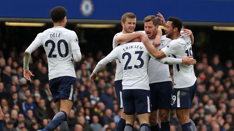 Tottenham celebrate