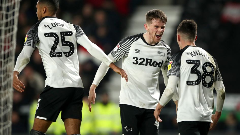 Jason Knight (right) celebrates as Derby beat Charlton