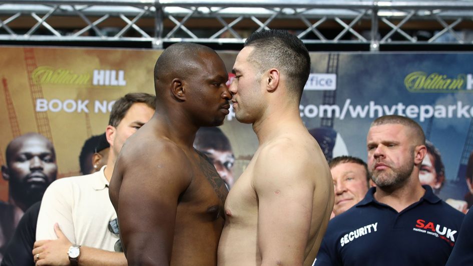 Dillian Whyte and Joseph Parker will clash on Saturday night