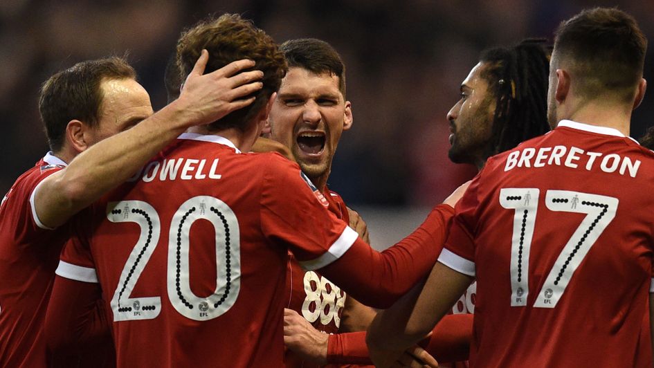 Celebrations for Nottingham Forest