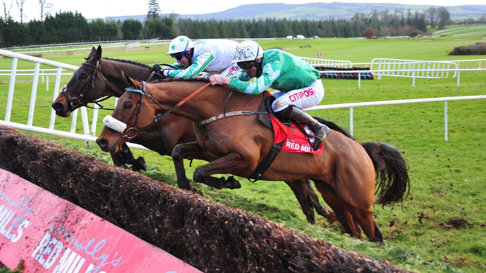 Presenting Percy (near side) challenges Our Duke