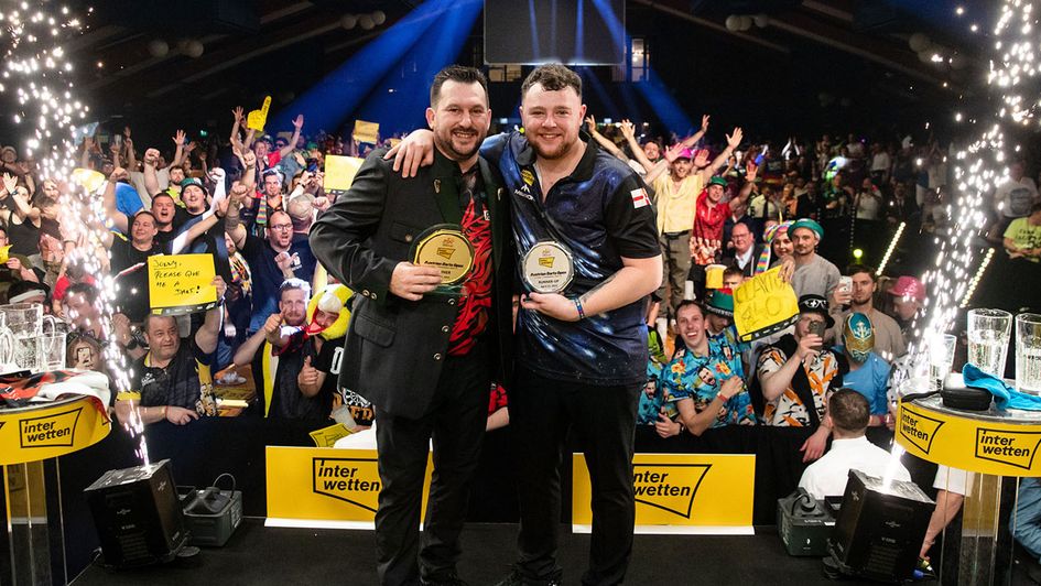Jonny Clayton won the Austrian Darts Open (Picture: Matic Klansek/GEPA)