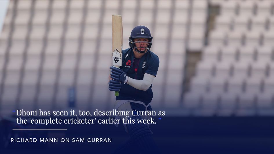Sam Curran is receiving praise from high places