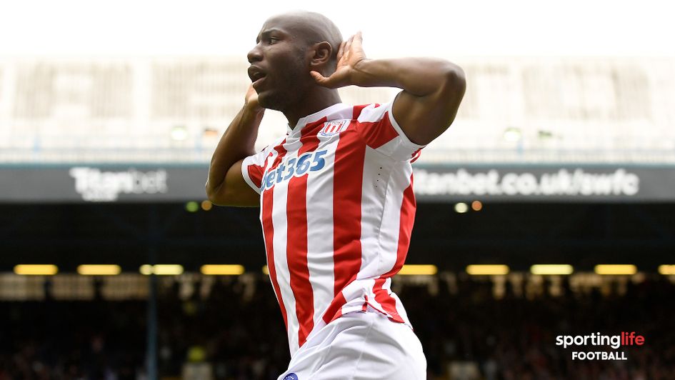 Benik Afobe celebrates after scoring against Sheffield Wednesday