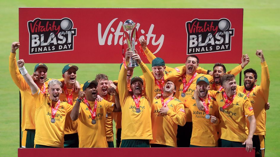 Nottinghamshire won the 2020 Vitality Blast