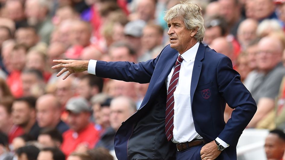 West Ham boss Manuel Pellegrini