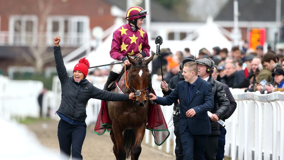 Rachael Blackmore on board Minella Indo at Cheltenham