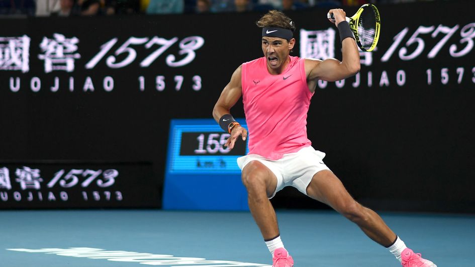 Rafael Nadal: In action at the 2020 Australian Open