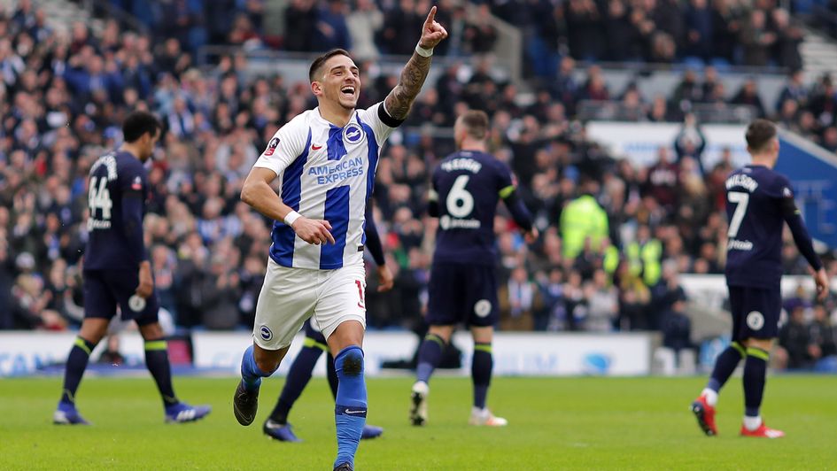 Anthony Knockaert: The Brighton man opened the scoring against Derby