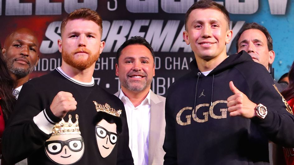Canelo takes on GGG in Las Vegas on Saturday night (Photo by: Tom Hogan)