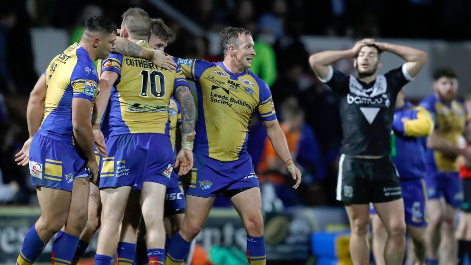 Danny McGuire and Leeds celebrate