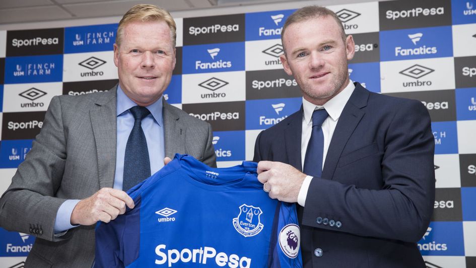 Ronald Koeman and Wayne Rooney