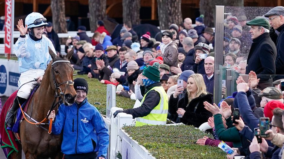 Ruby Walsh (right) is among those showing their appreciation for Honeysuckle