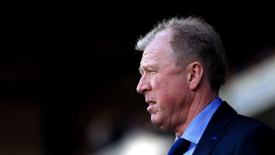Steve McClaren watches his QPR side in action