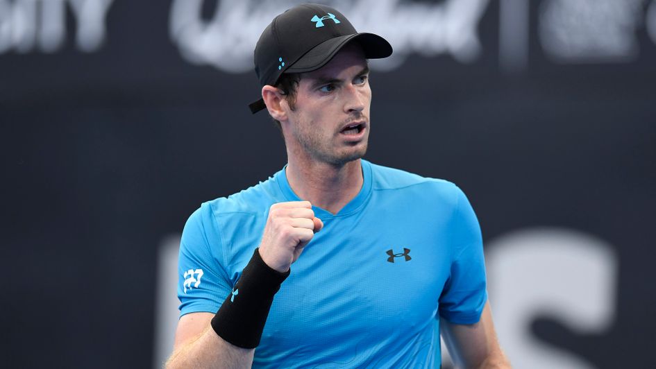 Andy Murray celebrates