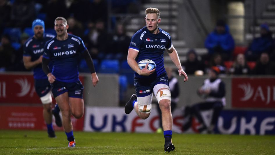 Daniel Du Preez: Sale ace scores a try in the Gallagher Premiership win over Wasps