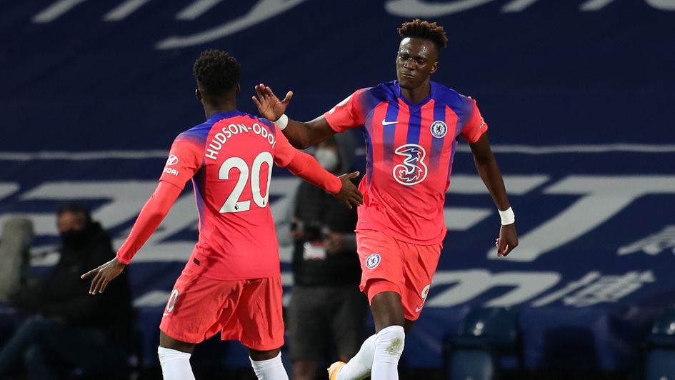 Tammy Abraham celebrates his goal
