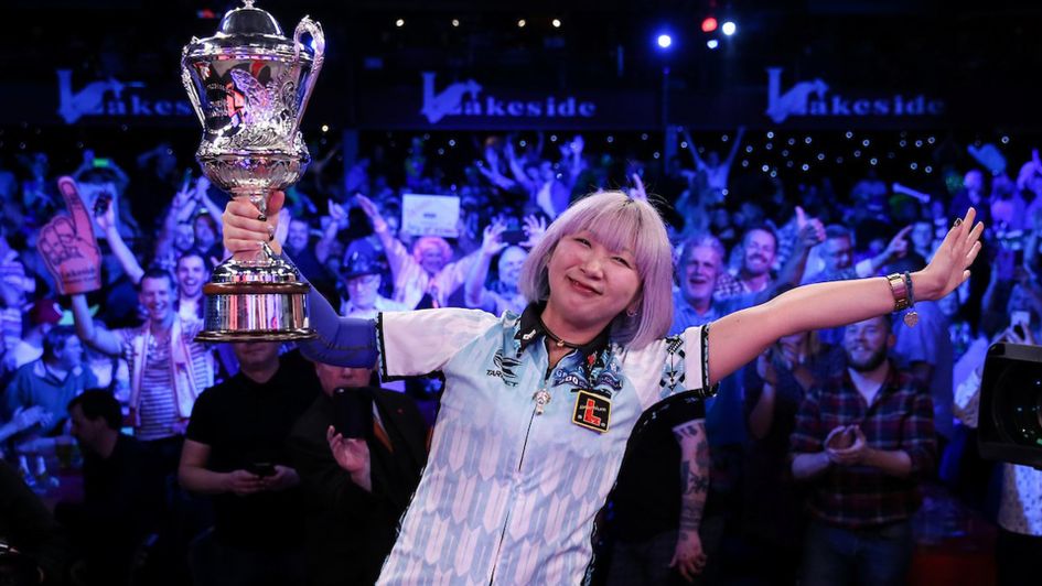 Mikuru Suzuki becomes the women's BDO World Darts Champion (Picture: Tip Top Pics/Chris Sargeant)