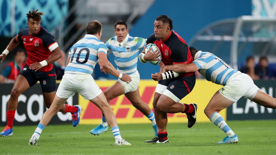 Billy Vunipola was injured in England's victory over Argentina