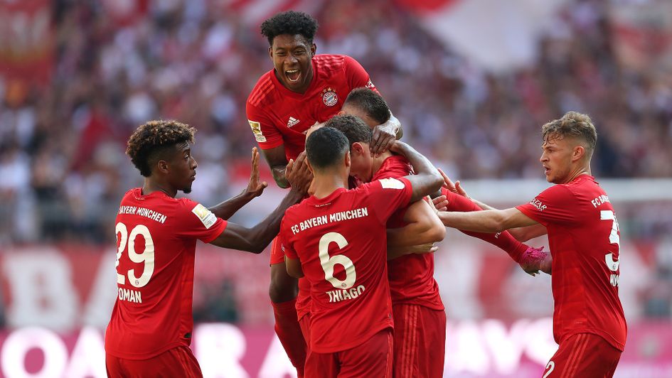 Celebrations for Bayern Munich