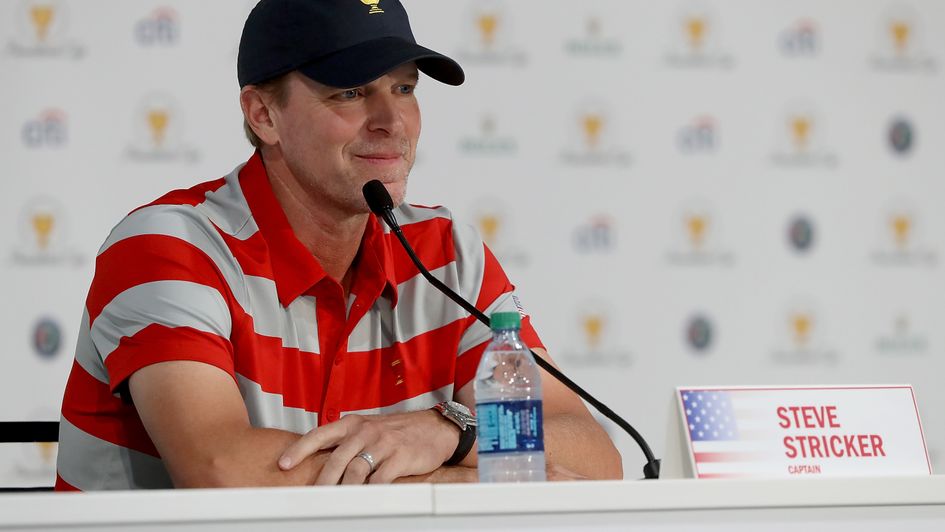 Steve Stricker captains the USA